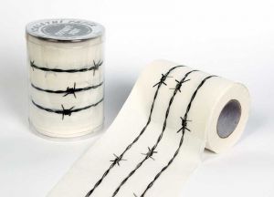 Toaletní papír ostnatý drát  (74-B)
