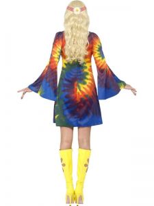 Kostým Hipís šaty - S (87-D) Smiffys.com