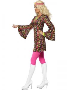 Kostým - Hipísačka šaty - M (88-D) Smiffys.com