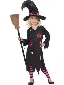 Dětský kostým - Malá čarodějnice - S (85-B)
