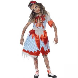 Dětský kostým - Zombie Country Girl - S  (85-B)