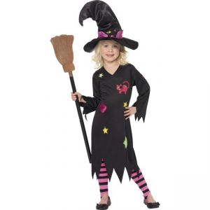 Dětský kostým - Malá čarodějnice - M (85-C) Smiffys.com