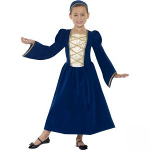 Dětský kostým - Tudor princezna - M (85-C)