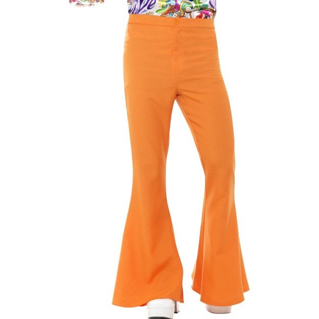 Kalhoty - Hipís - oranžové - L (103) Smiffys.com