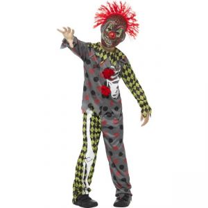 Dětský kostým - Děsivý klaun - M (86-C)