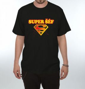 Tričko - Super šéf - XL (18-E)