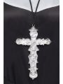 Kříž stříbrný 15cm (92) Smiffys.com