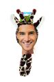 Sada žirafa,čelenka s ušima,ocas (52) Smiffys.com