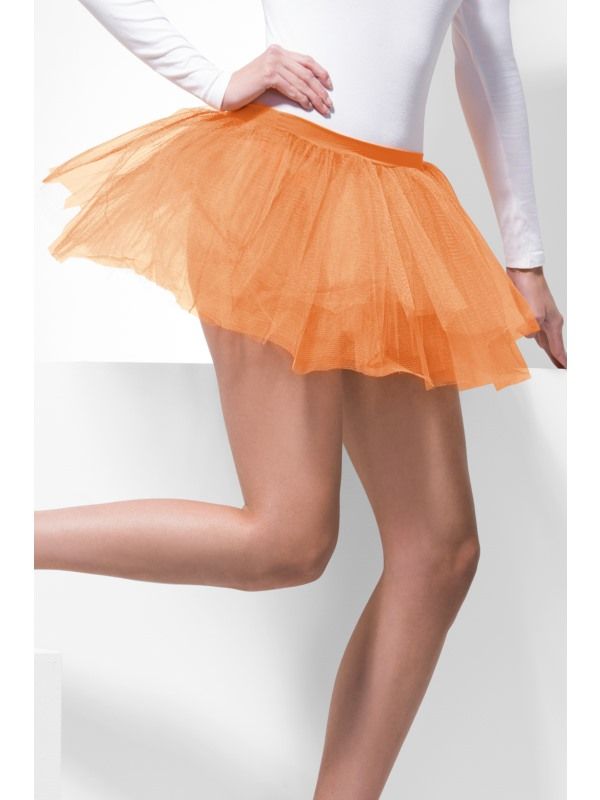Spodnička - sukně neon oranžová (55) Smiffys.com