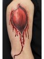 Hororové tetování - kůže (15-A) Smiffys.com