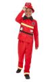 Dětský kostým - hasič červený - M (86-C)
