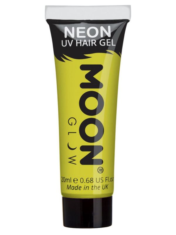 Barva na vlasy - Moon Glow Intense Neon UV - žlutá 20 ml Smiffys.com