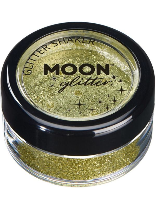 Třpytky - Moon Glitter Classic Fine - zlaté 5g Smiffys.com