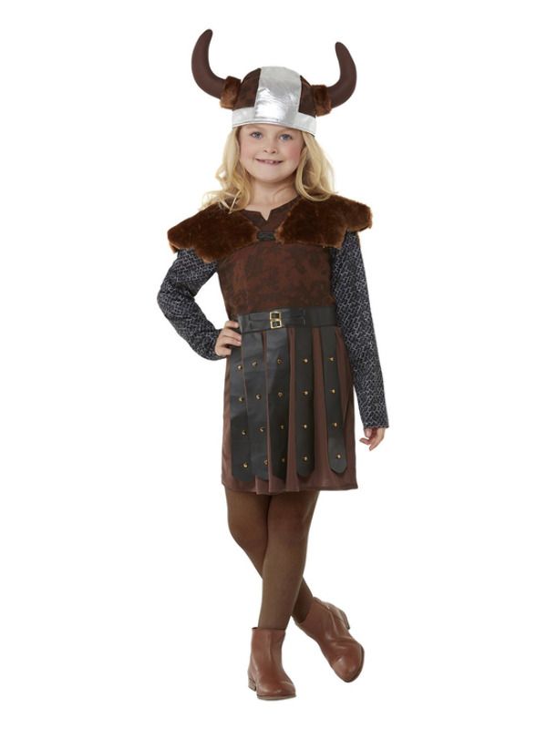Dětský kostým - Viking - dívka - M (85-C) Smiffys.com