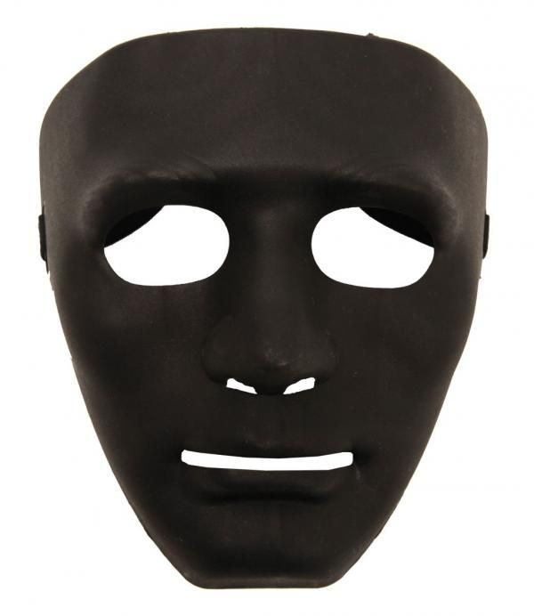 Maska- černá plast (90) joke21