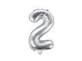 Balónek celofánový - stříbrný - 2