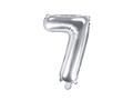 Balónek celofánový - stříbrný - 7