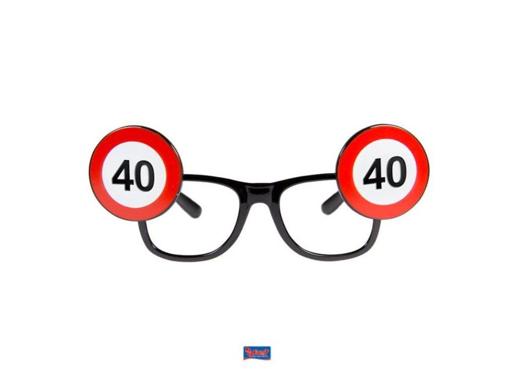 Brýle dopravní značka - 40 (69) Tarra
