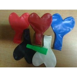 Balónky -  nafukovací srdce 5ks (12G)