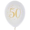 Balónek nafukovací - 50 (12-H)- 8 ks bílý
