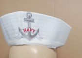 Čepice námořník - lodička  s obrázkem (7-E)