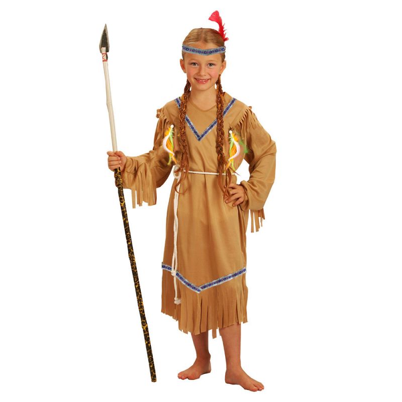 Dětský kostým - indiánka - S (85-B)