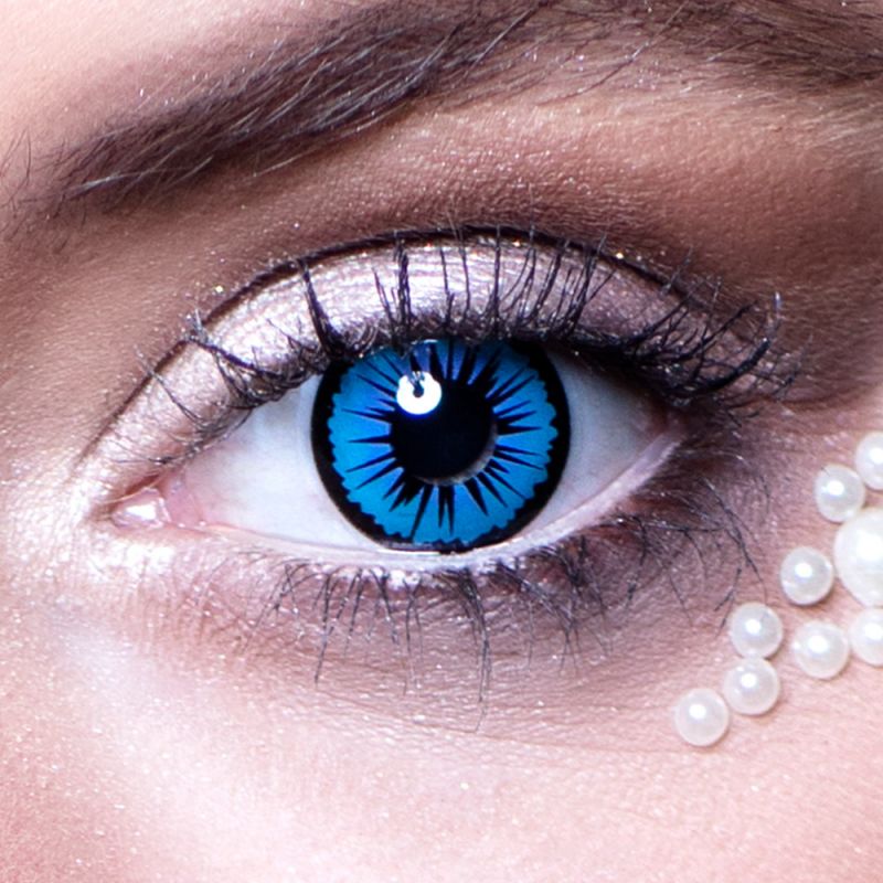 Oční čočky - Andělské - modročerné (74D)