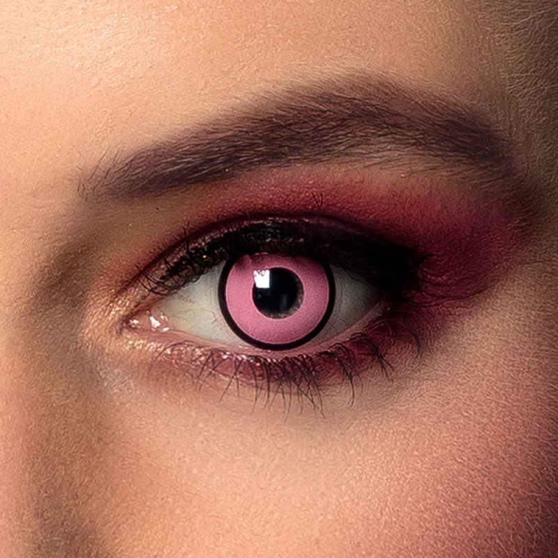 Oční čočky - Femme Fatale - růžovočerné (74D)