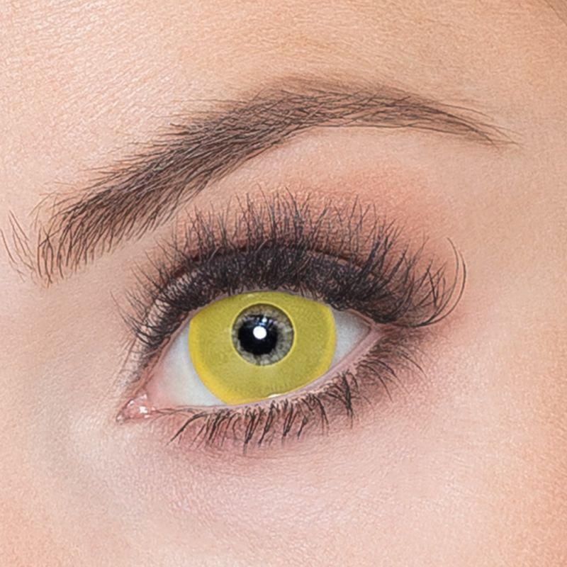 Oční čočky - žluté (74D)