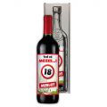 Dárkové víno - Vše nejlepší 18 - červené 750ml Mediabox