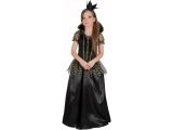 Dětský kostým - Černá královna - L (85-E)