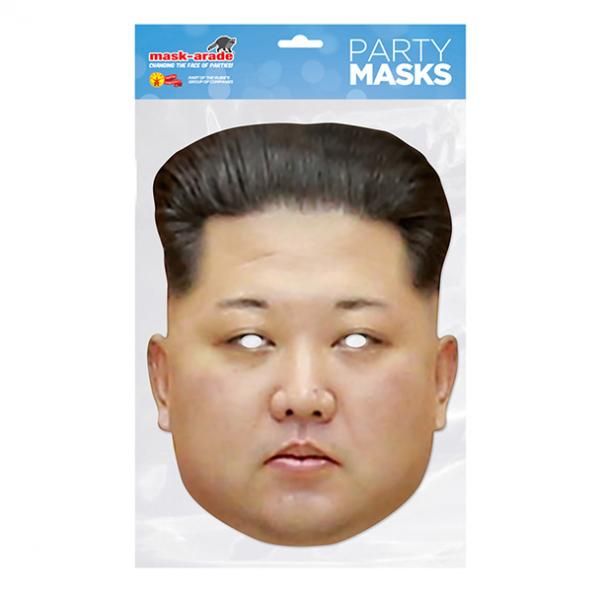 Maska - Kim Jong Un - papír (91)