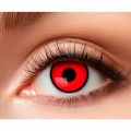 Oční čočky - červené (74D)