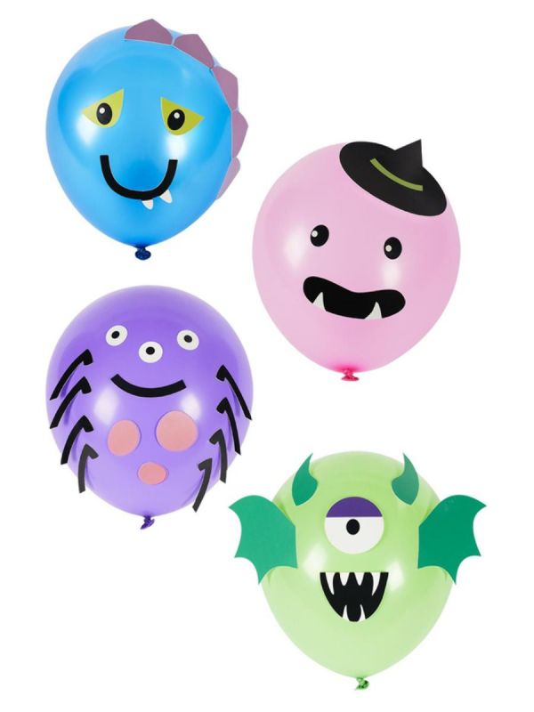 Sada balónků - příšerky 8ks (12)
