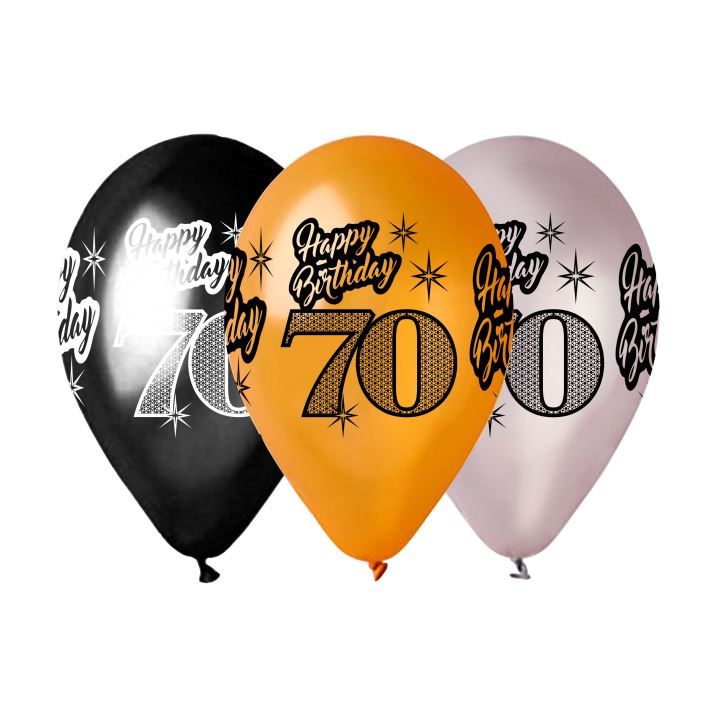 Balónek nafukovací - 70 (12-H) - 5ks