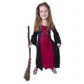 Dětský kostým - čarodějnice  - M (85-D)