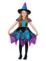 Dětský kostým - čarodějnice - M (85-D)