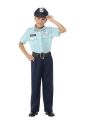 Dětský kostým - Policie  modrý  - M (86-C)