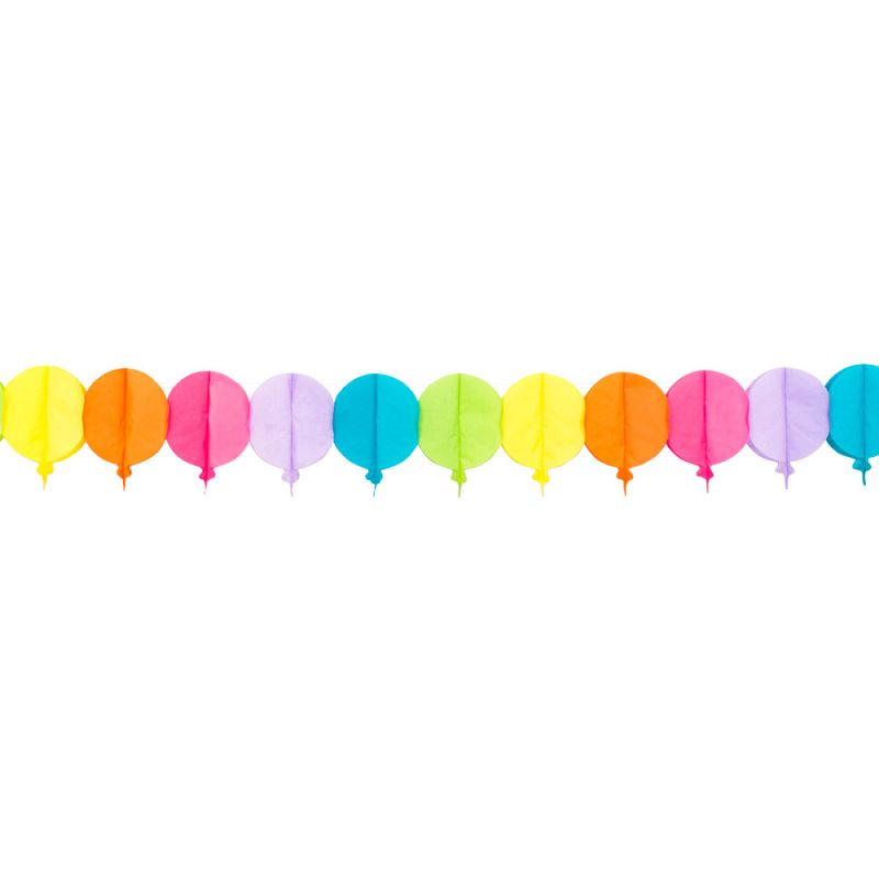 Girlanda balónek barevná 4 m (17)