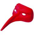 Škraboška dloudý nos - červená (122-A)