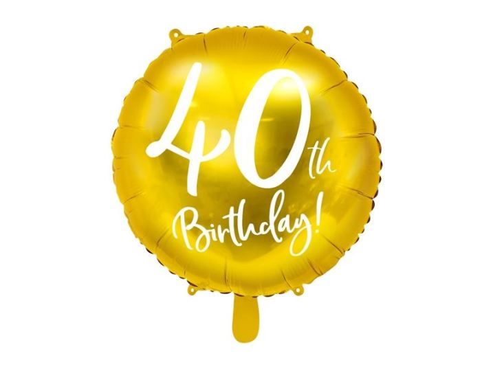 Balónek fóliový 40 let