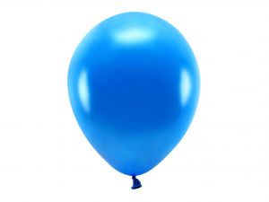 Balónek nafukovací - modrý metal 10ks (12)