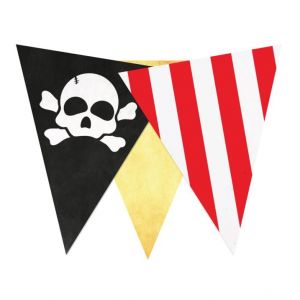 Girlanda pirátská vlajka - baner 150cm  (17)