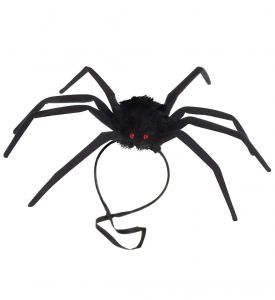 Pavouk na čelence halloween černý  (17)