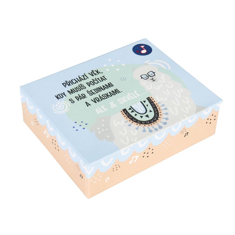 Dárková krabička - hrací na peníze k narozeninám