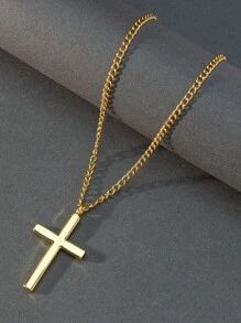 Náhrdelník kříž zlatý