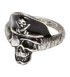 Pirátský prsten stříbrný