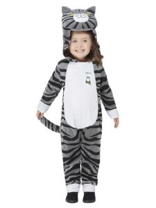 Dětský kostým - kočka šedá  - T2 (85-E)