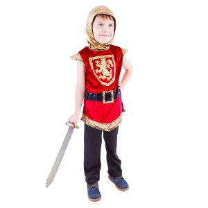 Dětský kostým rytíř s erbem - M (86-D)