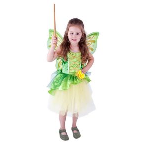 Dětský kostým víla Zelenka - M (85-C)
